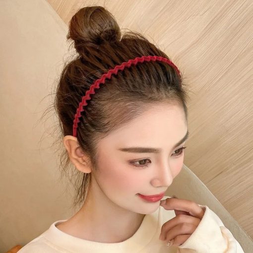 تل مو زیگزاگی روکش مخمل - Image 8