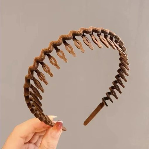 تل مو زیگزاگی روکش مخمل - Image 6