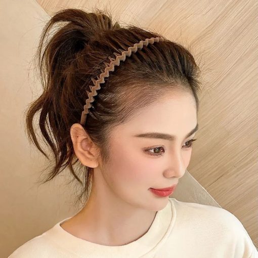 تل مو زیگزاگی روکش مخمل - Image 4