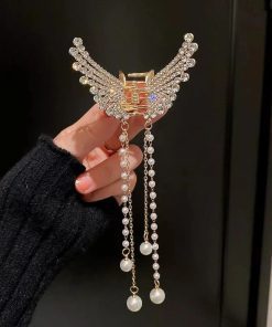 کلیپس مجلسی نگینی مرواریدی بال فرشته