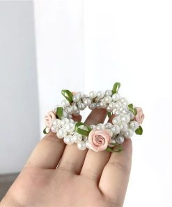 کش مرواریدی رز رنگی