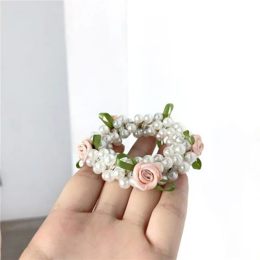 کش مرواریدی رز رنگی