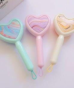 برس مو قلبی فانتزی در چهار رنگ پاستیلی