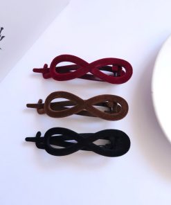 گیره چفتی طرح بی نهایت روکش مخملی