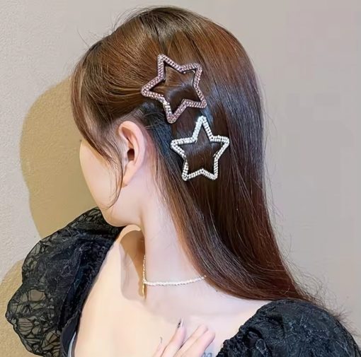 گیره مو تق تقی ستاره نگینی - Image 4