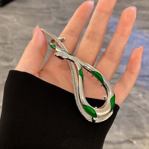 گیره مو چفتی طرح مار