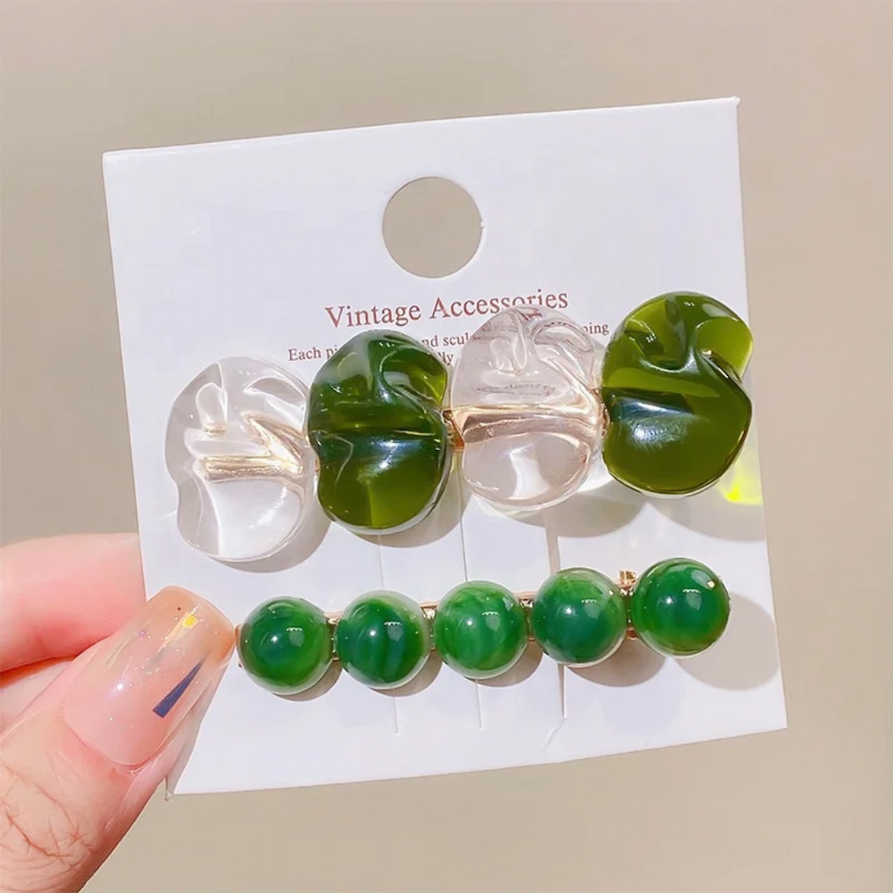 گیره مو وینتیج سبز، گیره مو مجلسی