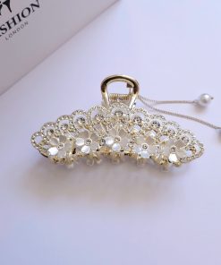 کلیپس مجلسی تاج و شکوفه نگینی