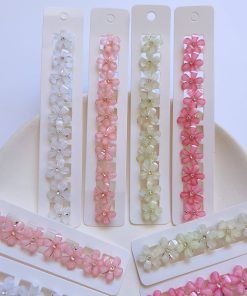 قفل مو گل کریستال