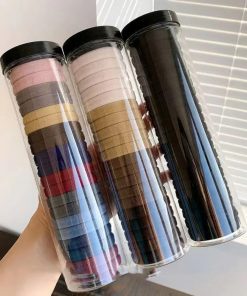 پک کش مو رنگی استوانه‌ای، کش مو ساده