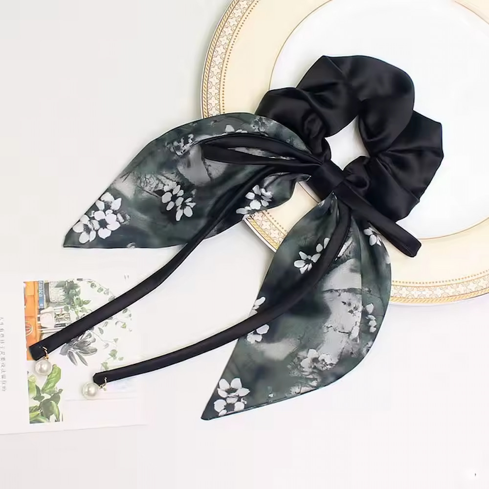 اسکرانچی ساتن مجلسی پاپیون - Image 6