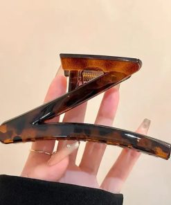 کلیپس مو هندسی در رنگهای رزگلد، شکلاتی، مشکی و هلويی