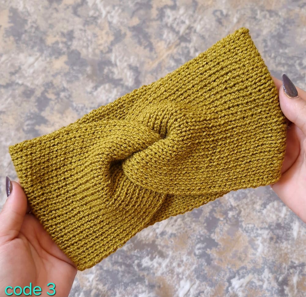 هدبند گرهی بافت پهن - Image 5