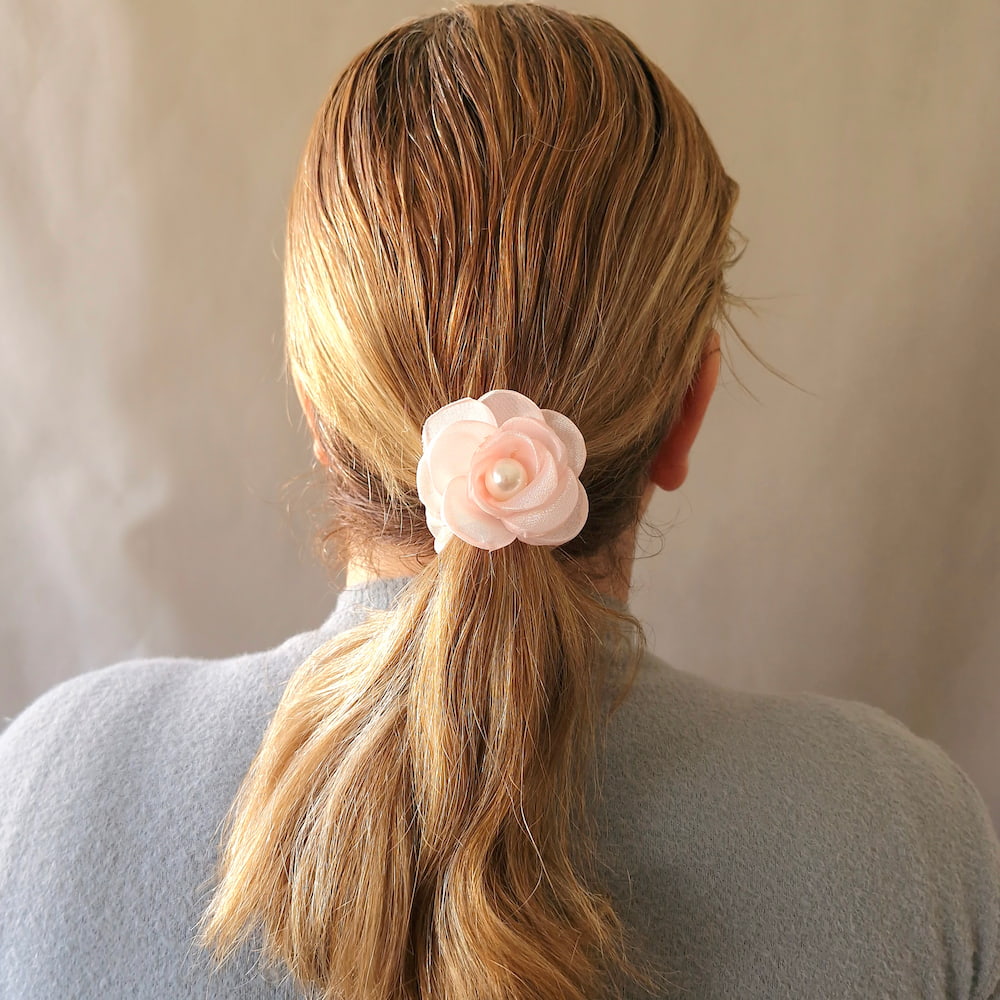 اسکرانچی گل رز مرواریدی - Image 5