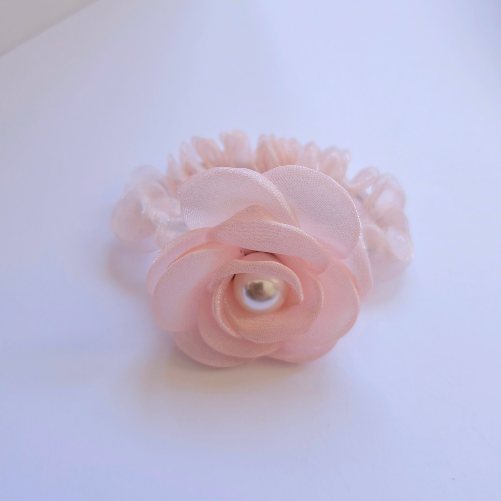 اسکرانچی گل رز مرواریدی - Image 3