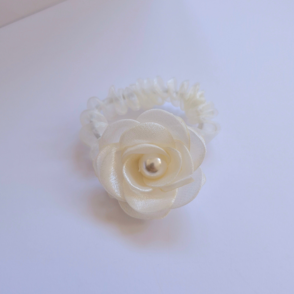 اسکرانچی گل رز مرواریدی - Image 4